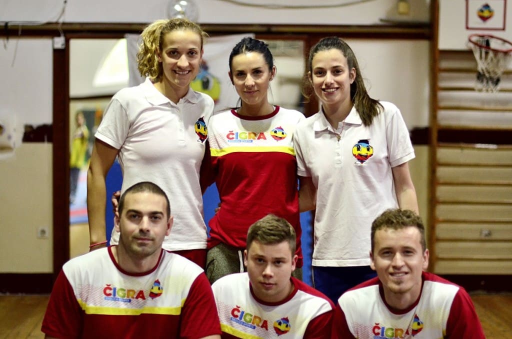 Treneri: Jovana Ilić, Jovana Petrov, Tamara Simić. Aleksandar Vujinović, Vladimir Majkić i Željko Ivanović