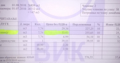 JKP „VODOVOD I KANALIZACIJA”: Julski računi sa novom cenom JKP „VODOVOD I KANALIZACIJA”: Julski računi sa novom cenom